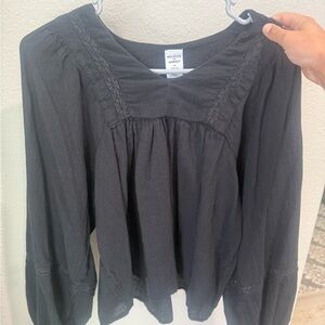 Melrose and Market Black Blouse